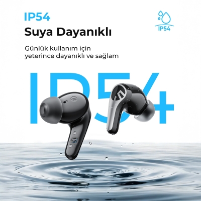 Soundpeats C30 Hybrid ANC Hi-Res LDAC TWS Bluetooth 6.0 Kablosuz Kulak içi Kulaklık Siyah - 10