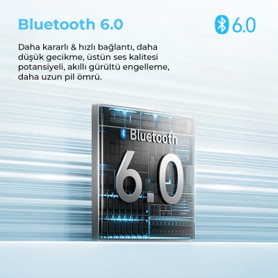 Soundpeats C30 Hybrid ANC Hi-Res LDAC TWS Bluetooth 6.0 Kablosuz Kulak içi Kulaklık Beyaz - 8