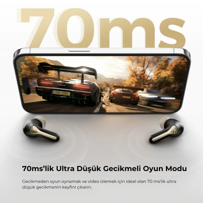 Soundpeats Capsule 3 Pro+ ANC Hi-Res LDAC TWS Kablosuz Bluetooth Kulaklık Siyah - 8