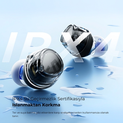 Soundpeats Clear Dot ENC TWS Kablosuz Bluetooth Kulaklık Beyaz - 3