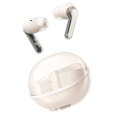 Soundpeats Clear ENC TWS Bluetooth 5.3 Kulak içi Kablosuz Kulaklık Bej - 4