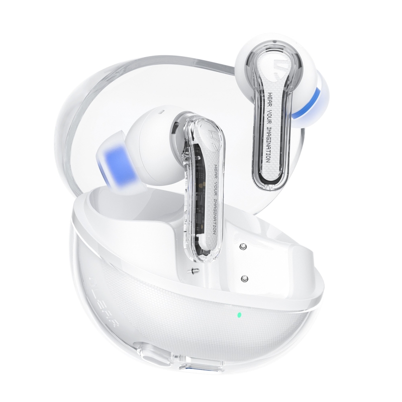 Soundpeats Clear ENC TWS Bluetooth 5.3 Kulak içi Kablosuz Kulaklık Beyaz - 4