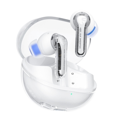 Soundpeats Clear ENC TWS Bluetooth 5.3 Kulak içi Kablosuz Kulaklık Beyaz - 4