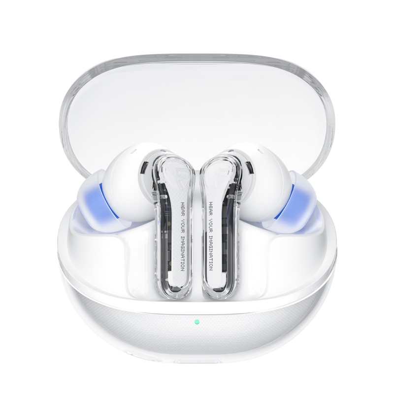 Soundpeats Clear ENC TWS Bluetooth 5.3 Kulak içi Kablosuz Kulaklık Beyaz - 1
