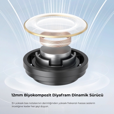 Soundpeats Clear ENC TWS Bluetooth 5.3 Kulak içi Kablosuz Kulaklık Siyah - 4