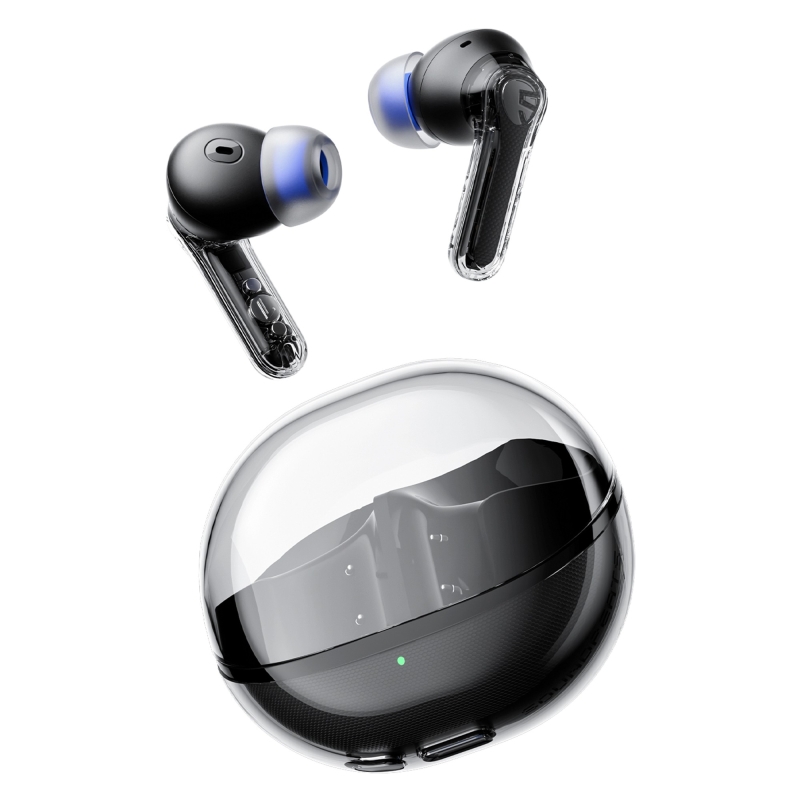 Soundpeats Clear ENC TWS Bluetooth 5.3 Kulak içi Kablosuz Kulaklık Siyah - 3