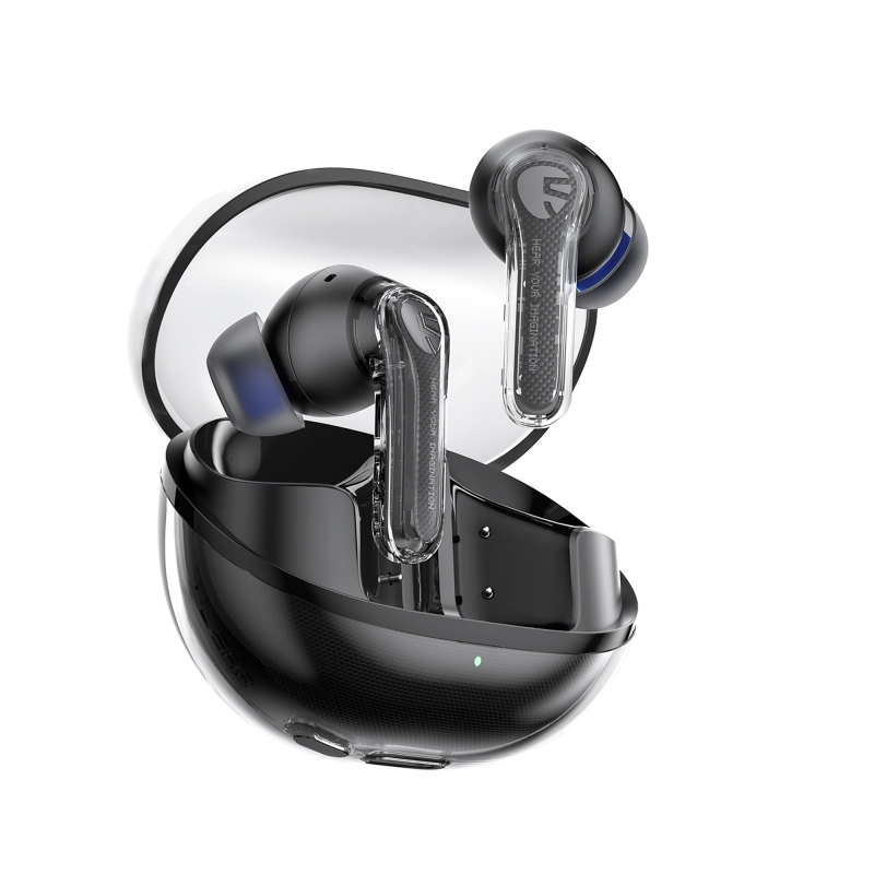 Soundpeats Clear ENC TWS Bluetooth 5.3 Kulak içi Kablosuz Kulaklık Siyah - 1