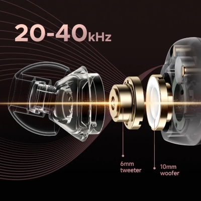 Soundpeats Engine 4 Çift Dinamik Sürücülü Hi-RES LDAC Sertifikalı Bluetooth 5.3 Kablosuz Kulaklık - 5