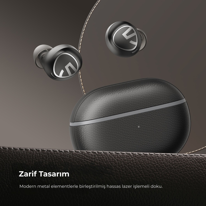 Soundpeats Free2 Classic Bluetooth 5.1 TWS Kablosuz Kulak içi Kulaklık Siyah - 2