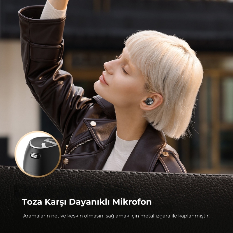 Soundpeats Free2 Classic Bluetooth 5.1 TWS Kablosuz Kulak içi Kulaklık Siyah - 4