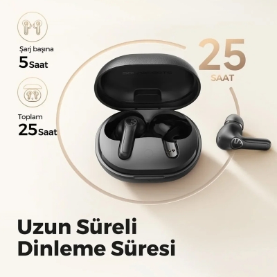 Soundpeats Life ANC TWS Kablosuz Bluetooth Kulaklık Siyah - 4