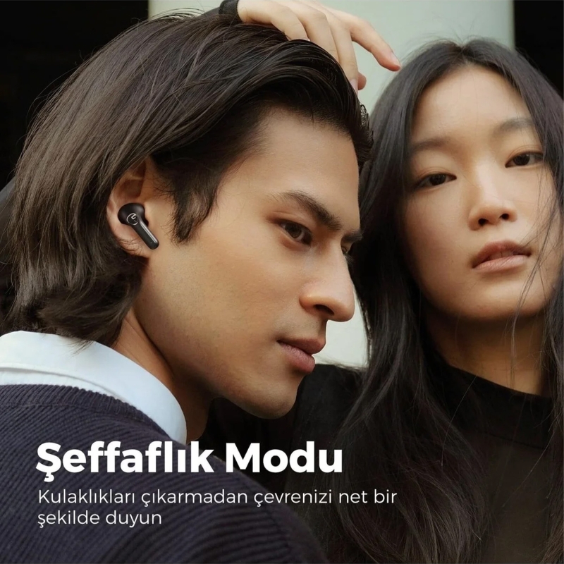 Soundpeats Life ANC TWS Kablosuz Bluetooth Kulaklık Siyah - 5