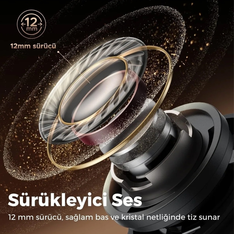Soundpeats Life ANC TWS Kablosuz Bluetooth Kulaklık Siyah - 3