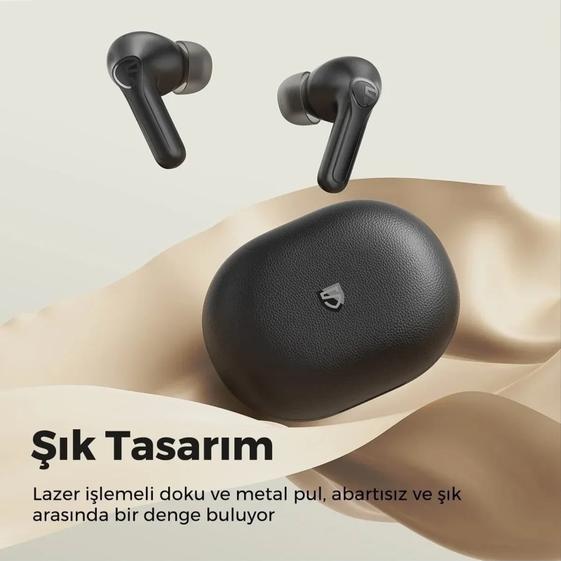 Soundpeats Life ANC TWS Kablosuz Bluetooth Kulaklık Siyah - 6