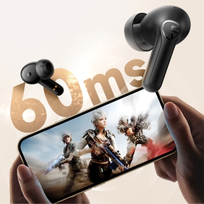 Soundpeats Life ANC TWS Kablosuz Bluetooth Kulaklık Siyah - 7