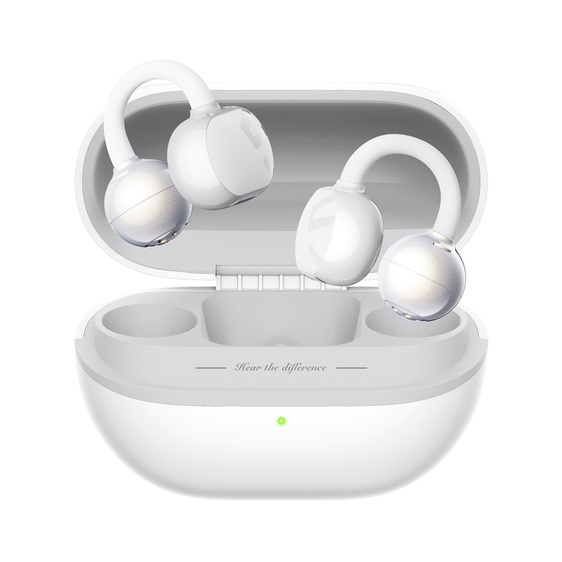 Soundpeats POP Clip Open-Ear ENC OWS Bluetooth 5.4 Kablosuz Kulaklık Beyaz - 1