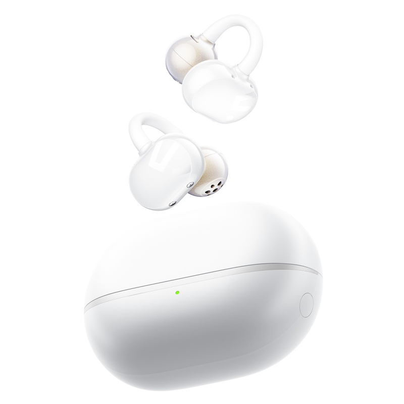 Soundpeats POP Clip Open-Ear ENC OWS Bluetooth 5.4 Kablosuz Kulaklık Beyaz - 9