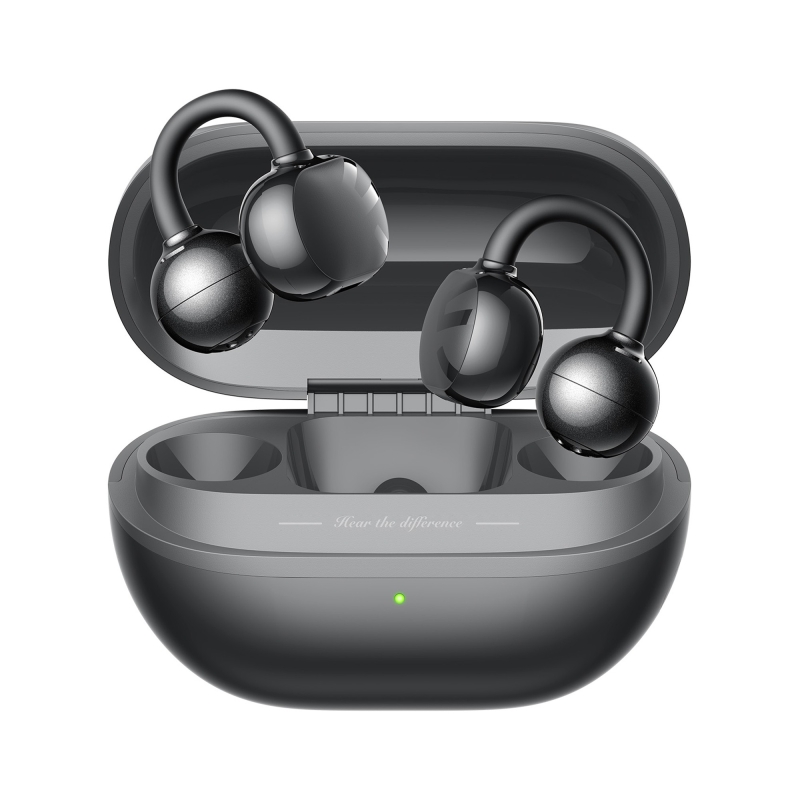 Soundpeats POP Clip Open-Ear ENC OWS Bluetooth 5.4 Kablosuz Kulaklık Siyah - 1