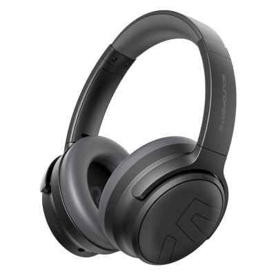 Soundpeats Space Pro Hi-Res LDAC Bluetooth 5.4 TWS Kablosuz Kulak üstü Kulaklık Siyah - Soundpeats