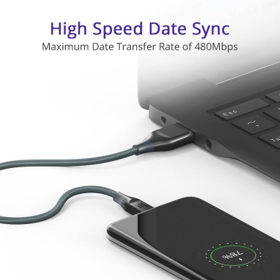 Tronsmart ATC6 Örgülü USB Type-C Şarj ve Data Kablosu - 5
