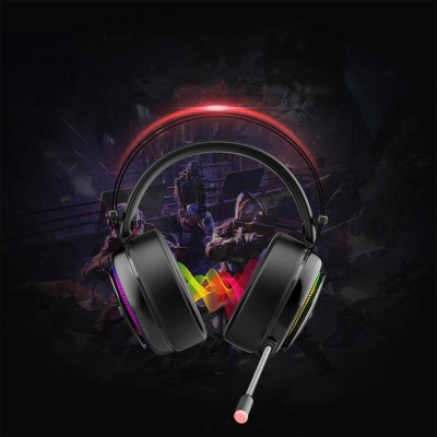 Tronsmart Glary 7.1 Mikrofonlu RGB Oyuncu Kulaklığı - 2
