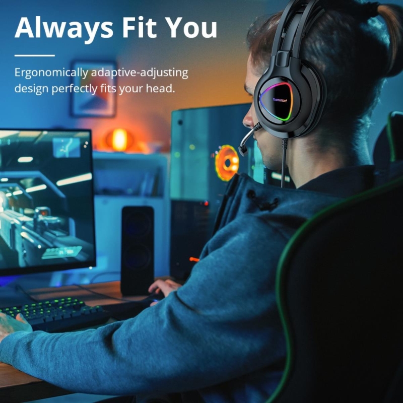 Tronsmart Glary Alpha RGB Gaming Oyuncu Kulaklığı - 14