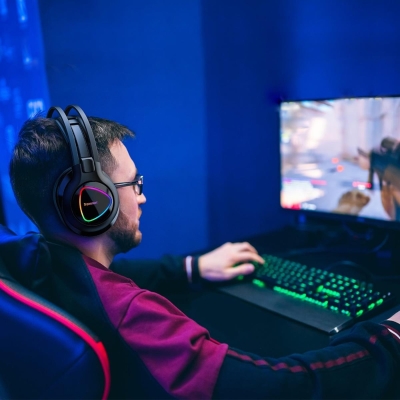 Tronsmart Glary Alpha RGB Gaming Oyuncu Kulaklığı - 6