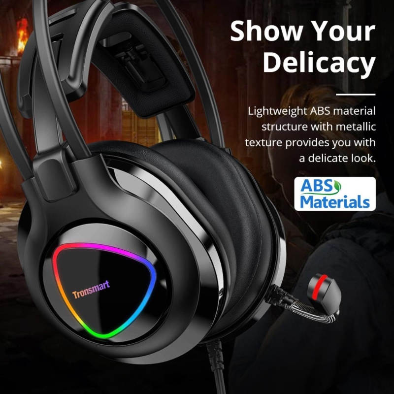Tronsmart Glary Alpha RGB Gaming Oyuncu Kulaklığı - 7