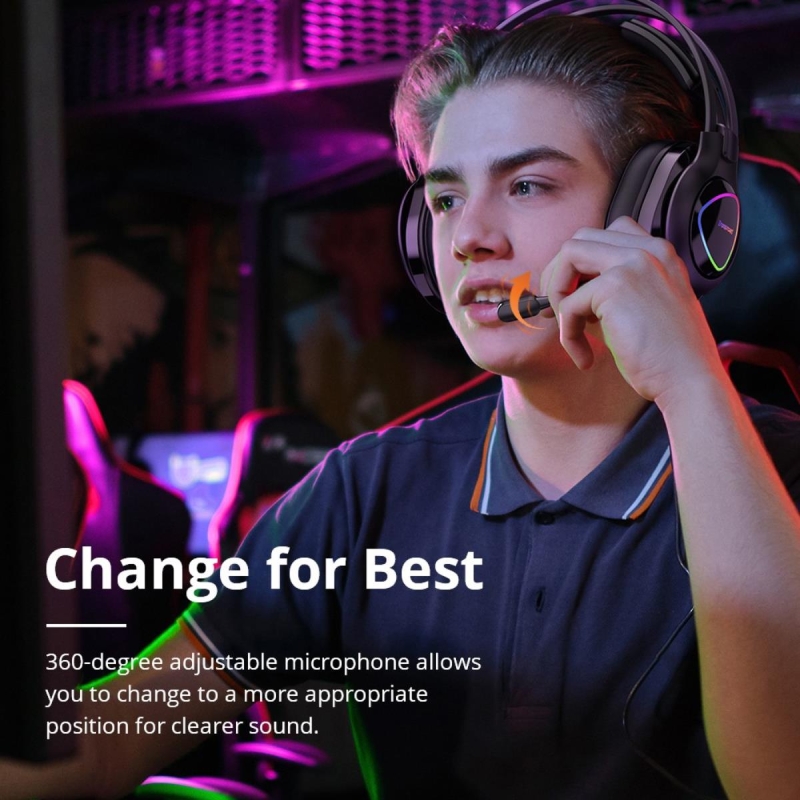 Tronsmart Glary Alpha RGB Gaming Oyuncu Kulaklığı - 11