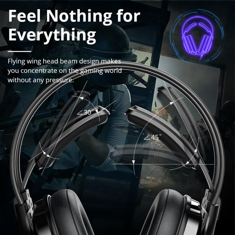 Tronsmart Glary Alpha RGB Gaming Oyuncu Kulaklığı - 13