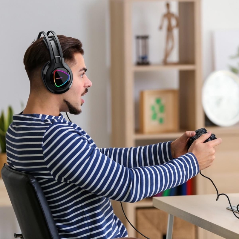 Tronsmart Glary Alpha RGB Gaming Oyuncu Kulaklığı - 5