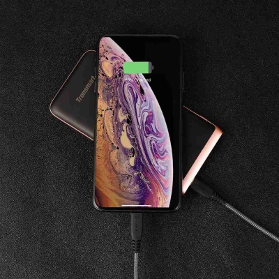 Tronsmart LCC04 Type-C Lightning iPhone Hızlı Şarj Kablosu Siyah - 5