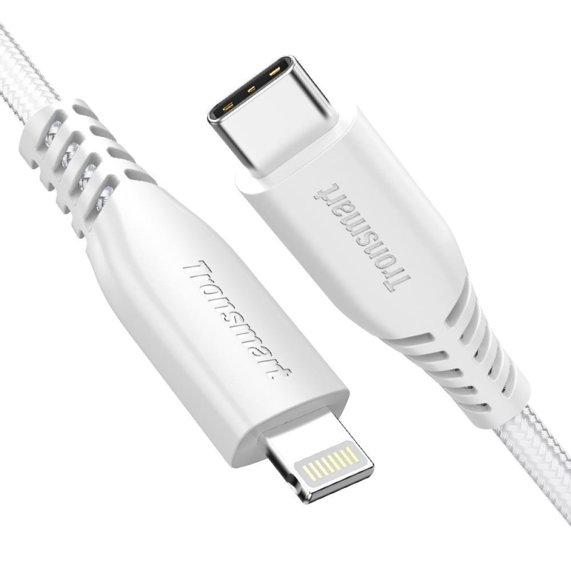 Tronsmart LCC04 Type-C Lightning iPhone Hızlı Şarj Kablosu Siyah - 7