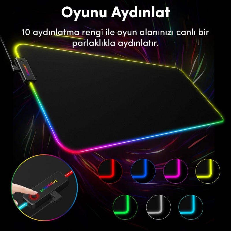 Tronsmart Spire 80x30cm RGB Gaming Oyuncu Mousepad - 2