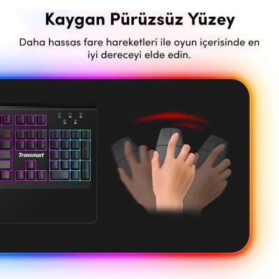Tronsmart Spire 80x30cm RGB Gaming Oyuncu Mousepad - 3