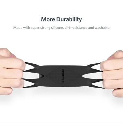 Ugreen Gidon Bağlantılı Bisiklet Motosiklet Esnek Silikon Telefon Tutucu - 5