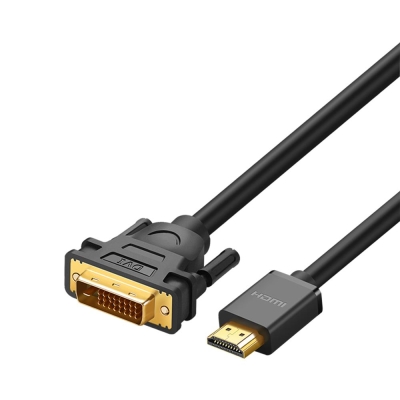 Ugreen HDMI DVI 1080P Çift Yönlü Görüntü Aktarma Kablosu 3 Metre - Ugreen