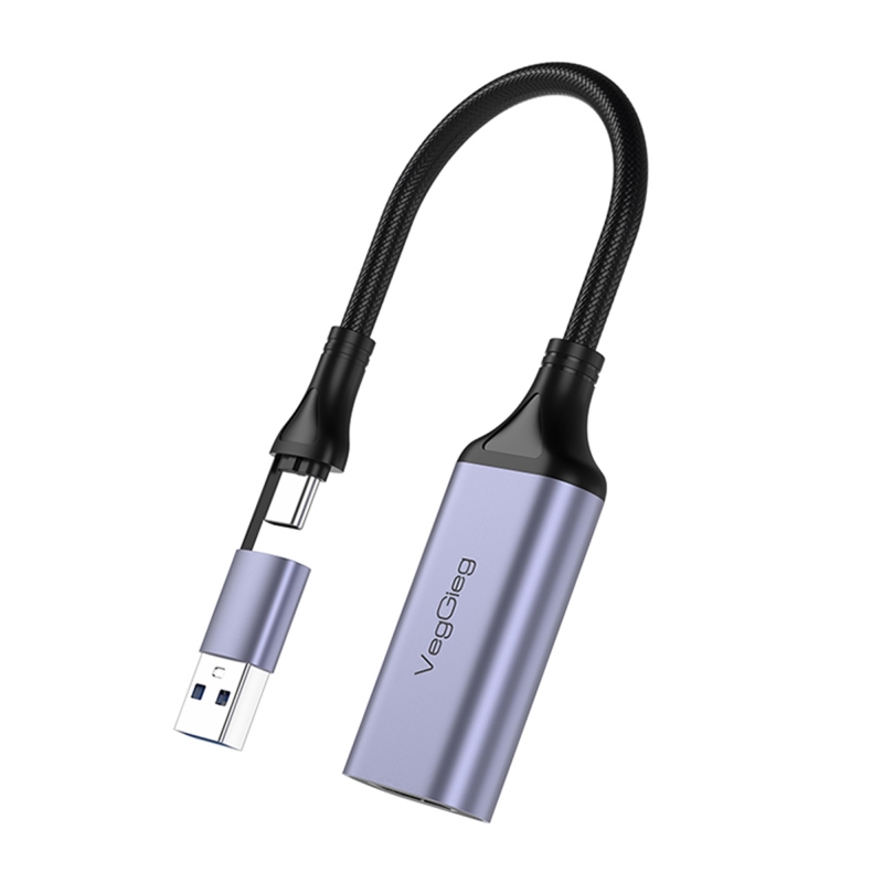 VegGieg 1080P 60Hz HDMI Video Capture Card USB 3.0 ve Type-C Görüntü Yakalama Kartı - 8