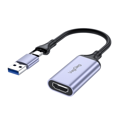 VegGieg 1080P 60Hz HDMI Video Capture Card USB 3.0 ve Type-C Görüntü Yakalama Kartı - VegGieg
