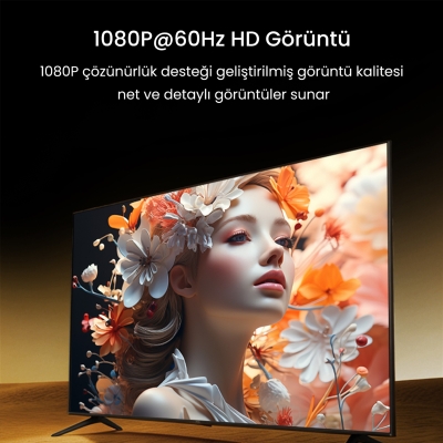 VegGieg 1080P 60Hz Kablosuz HDMI Görüntü Aktarım Cihazı Mini Wireless HD Display Adaptör Verici Alıcı Set - 4