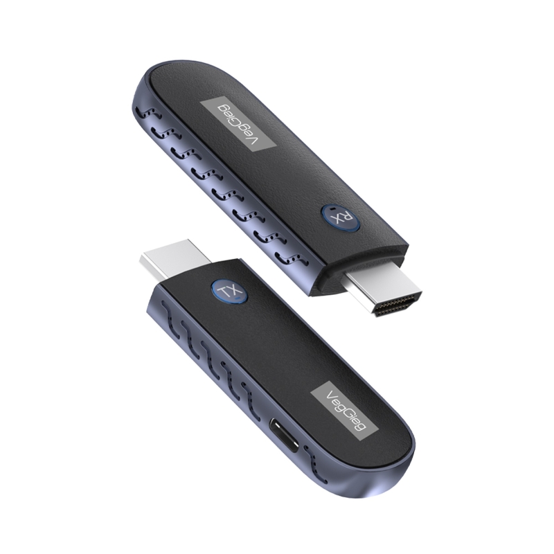 VegGieg 1080P 60Hz Kablosuz HDMI Görüntü Aktarım Cihazı Mini Wireless HD Display Adaptör Verici Alıcı Set - 7