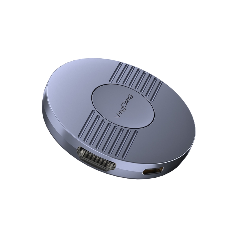 VegGieg 1080P 60Hz Kablosuz HDMI Görüntü ve Ses Aktarıcı Telefon TV Yansıtma Cihazı 2.4GHz & 5GHz Wireless Display Adaptör - 1