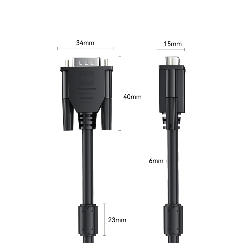 VegGieg 1080P 60Hz VGA Görüntü Kablosu 5 Metre - 3