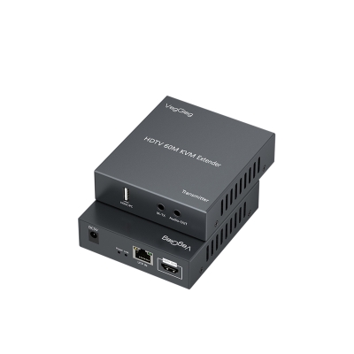 VegGieg 1080P Full HD 60Hz HDMI KVM Extender 60 Metre CAT5E/6 HDMI Menzil Genişletici Uzatıcı - VegGieg