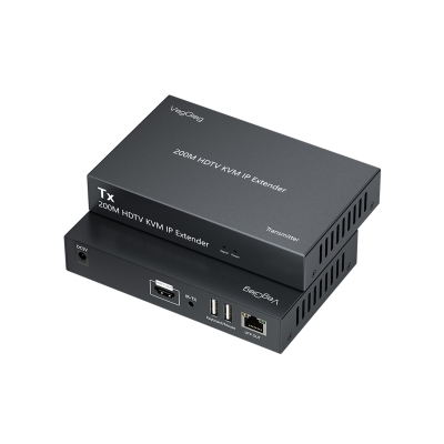 VegGieg 1080P Full HD 60Hz HDMI KVM IP Extender 200 Metre CAT5E/6 HDMI Menzil Genişletici Uzatıcı - VegGieg