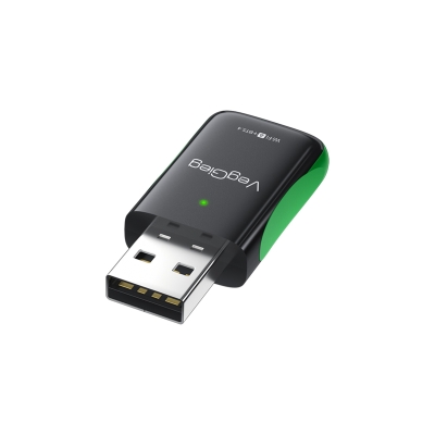 VegGieg 1100 Mbps Dual Band Wi-Fi 6 Alıcı ve Bluetooth 5.4 Adaptör Mini USB Dongle - VegGieg