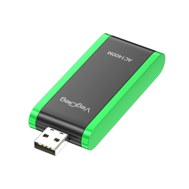 VegGieg 1400 Mbps 2.4GHz/5GHz Dual Band Gigabit Alıcı Verici USB WiFi Adaptör - 9