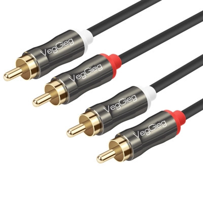 VegGieg 2 RCA to 2 RCA Ses Kablosu 3 Metre - VegGieg