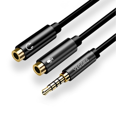 VegGieg 3.5mm Kulaklık ve Mikrofon Birleştirici Y Kablo - VegGieg