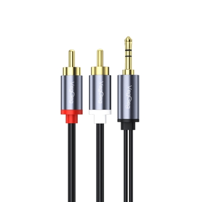 VegGieg 3.5mm Aux To 2 RCA Hi-Fi Ses Kablosu 10 Metre - 8